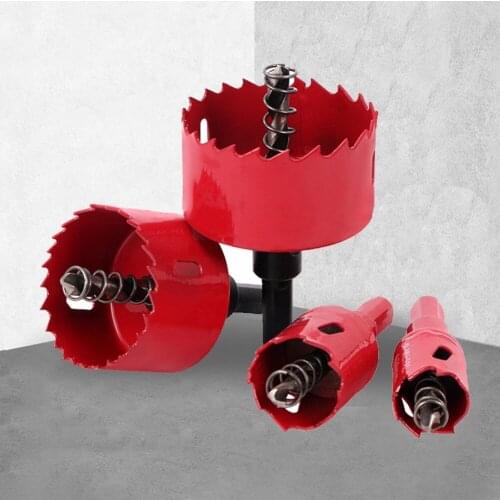 12pcs Hole Saw Cutter 18 To 75mm Bi-Metal Board+Rod Drill Bit Fast Delivery