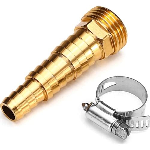 4/5/6" Water Pipe Universal Pagoda Joint Irrigation Water Hose Connector Water Pipe Pagoda Connector with Clamp Metal Thread