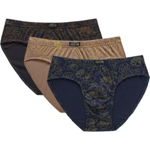 6 calzoncillos unids/lote, ropa interior masculina, ropa interior cómoda para hombre, ropa interior estampada 100% algodón