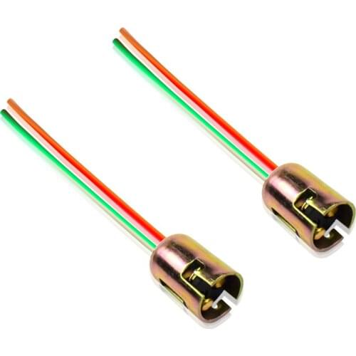 BAY15D Socket 1157 Car Lamp Wire Connector Led Switchback Light Auto Cable Plug High Temperature Resistant Steel Dyoung 2Pcs/Lot