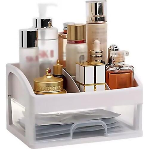 Make Up Case Jewelry Box Bathroom Supplies Transparent Plastic Drawers Desktop Sundries For Student Dormitory Makeup Organizer