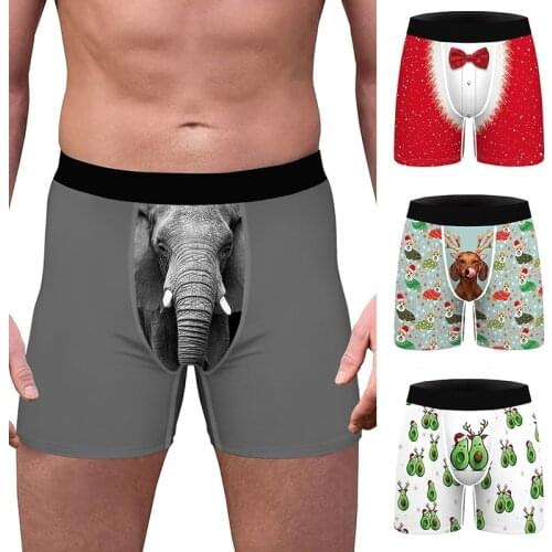 Мужские трусы с принтом Dihope China At AliExpress