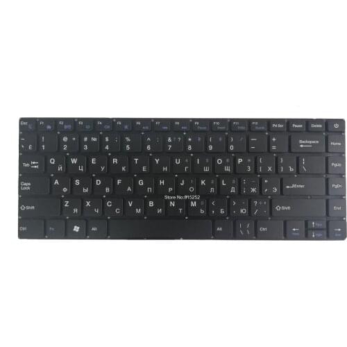Laptop Keyboard For Haier S424 13.3 New Without Frame Black Russian RU