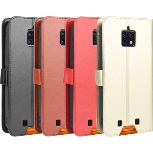 Cool Coque for Oukitel WP6 Stand Vintage Wallet Leather Funda with Anti-lost Strap Card Slot Holder Para for Oukitel WP 6 Case