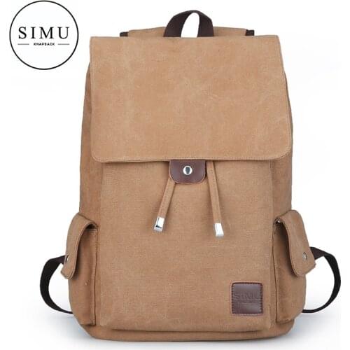 New mens backpack double shoulder bag mens Leisure Canvas Bag Computer Backpack Travel Bag student bag fashion trend