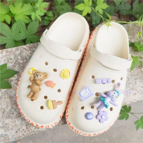 3D sets Shoe Decoration Buckle croc Charms Accessories 5 models DIY Combination Jibz for girls woman girlfriend gifts