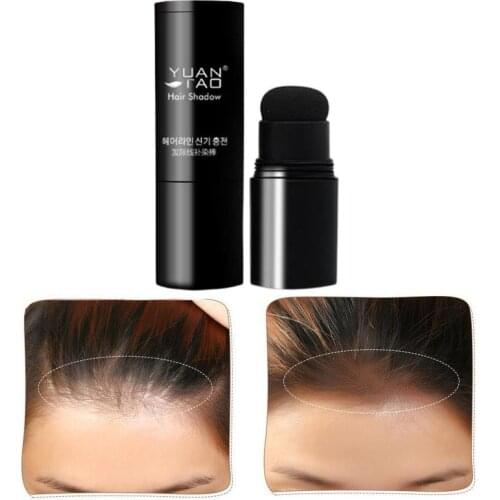 3 Colors Hair Line Powder Waterproof Hair Shadow Powder Control Hair Edge With Hair Makeup Puff Cover Concealer W9W2