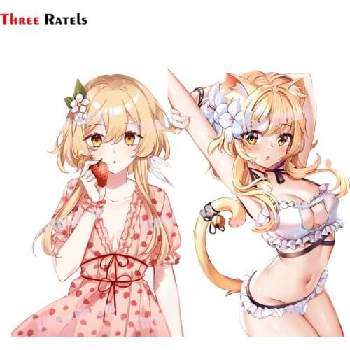 Three Ratel A160 Lumine Genshin Impact For Car-Styling Sticker Auto Tool Accessories Decoration Decal With Waterproof Protected