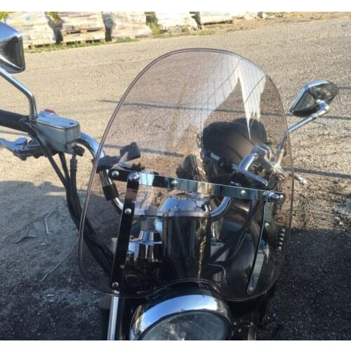 Windscreen For Yamaha V-Star V Star 250 650 950 XV250 XVS650 XVS950 Custom Classic 7/8" Or 1" Handlebar Grips Screen Windshield