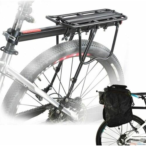 Alloy Bicycle Rear Rack Pannier Carrier Bag Luggage Cycle Mountain Bike Carrier Luggage Rack Mountain Bike Bicycle Accessories