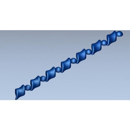 3d model relief for cnc in STL file format Meandr_19