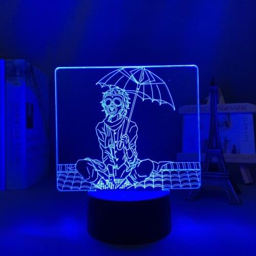 Anime 3d Light Dramatical Murder Clear for Kids Bedroom Decoration Night Light Manga Gift for Her Him Room Decor Table Lamp