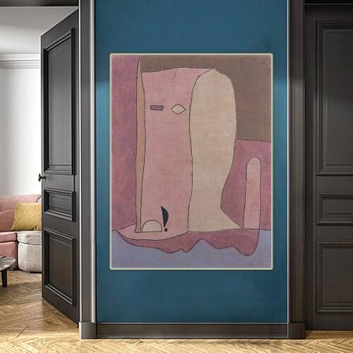 Citon Paul Klee《Garden Figure,1940》Canvas Art Oil Painting Artwork Print Poster Picture Wall Decor Home Living Room Decoration