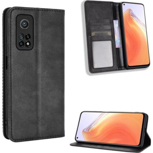 For Xiaomi Mi 10T 5G Case Luxury Flip PU Leather Wallet Magnetic Adsorption Case For Xiaomi Mi 10T Pro 5G Mi10T Phone Bags