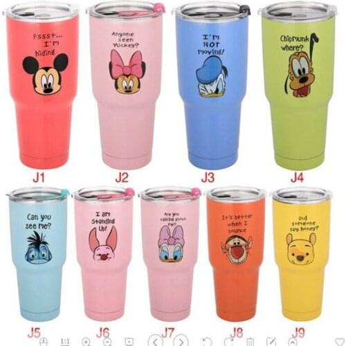 Disney Marvel double-layer stainless steel vacuum flask, 30oz Bingba double-layer stainless steel vacuum flask on-board