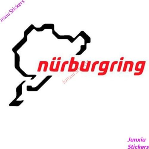 JDM Nurburgring Vinyl Car Stickers and Decals Styling Car Waterproof Vinyl Sticker Window Bumper Decal Car Accessories KK18*10cm