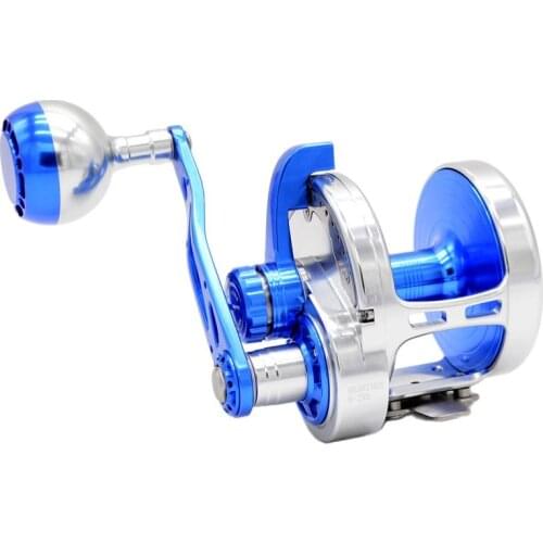 CAMEKOON Trolling Drum Fishing Reels 5.3:1/6.3:1 Left/Right Handed Coil 9+2 BBs Saltwater Slow Jigging Reel Max Drag 40KG Pesca