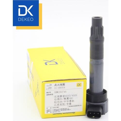 DEKEO Ignition Coils For DFL Lingzhi QA 2.4L Geely EC8 2.0L 2.4L Landwind X8 2.4L Great Wall TengyiV80 Cowry 2.0L SMW250746