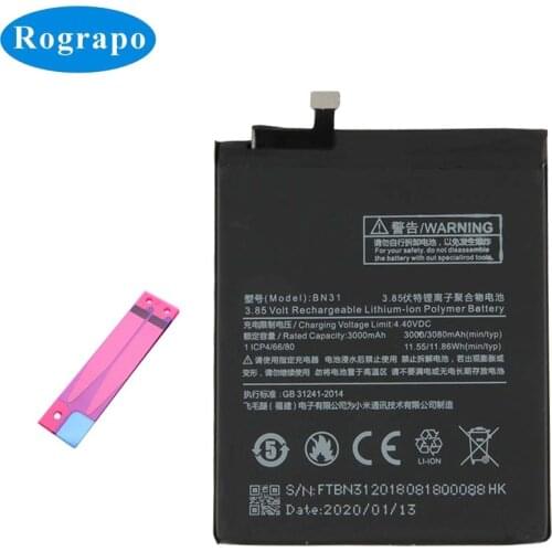 Original BN4A BN31 BN46 BN47 Mobile Phone Battery For Xiaomi Redmi Mi Note 7 Pro3 3S 4 4A 4X 5 5A 5X 6 7 7A Go Pro Plus A2 Lite