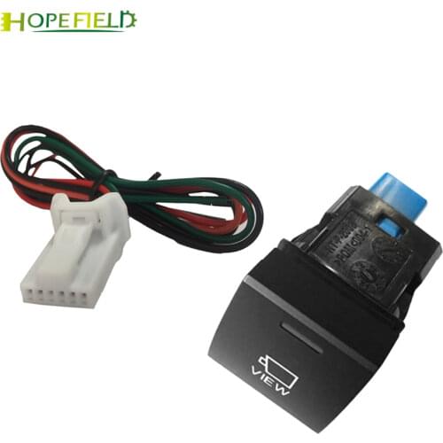 For Toyota Prado Altis Corolla e210 2019 Avalon XX50 2020 Car Camera Button Blue LED Auto Meter View Control Switch Accessories