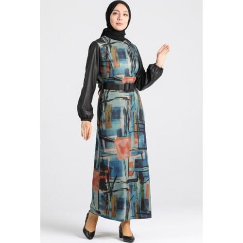 Minahill Belted Dress 4332-03 Indigo 4332-03