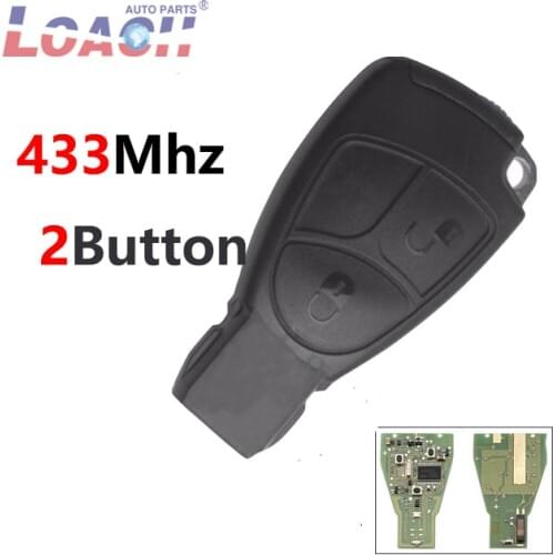 2 Buttons 433Mhz Smart Remote Car key FobFor Mercedes Benz B C E ML S CLK CL Remote Control With Bland New Product