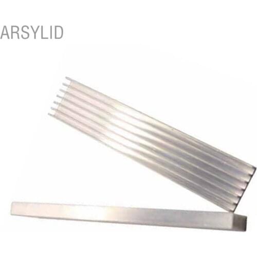 100x20x6mm 6pcs Extruded Aluminum heatsink IC Chip VGA Memory Routers Northbridge Southbridge CMOS radiator