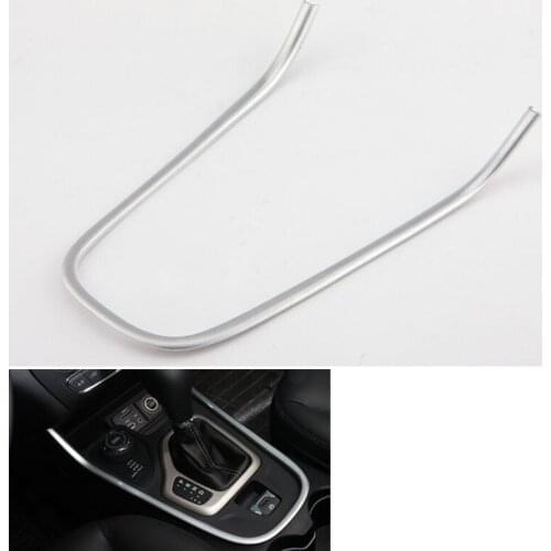 Middle Center Console Panel Surround Frame Cover Trim for Jeep Cherokee Silver