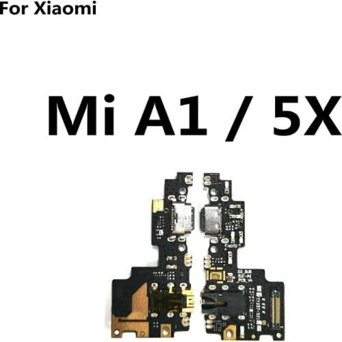 For Xiaomi Mi A1 USB Charger Port Flex Cable Charging Dock Connector PCB Board Ribbon Flex Cable + Headphone Jack Audio Mi 5X