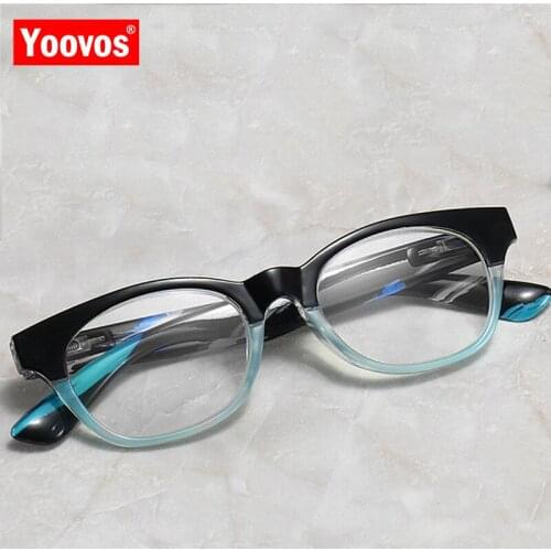 Yoovos Round Reading Glasses Female Eyeglasses Anti-fatigue Reading Glasses Frame Blue Light Okulary Men Retro Gafas De Mujer