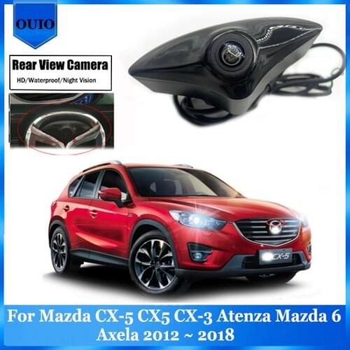Car Front View camera For Mazda CX-5 CX5 CX-3 Atenza Mazda 6 Axela 2012 ~ 2018 HD waterproof Night Vision Parking LOGO Camera
