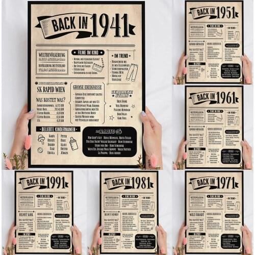 Newest Wooden Newspaper Wall Hanging Suitable for Interior Decoration Bedroom Living Room Office