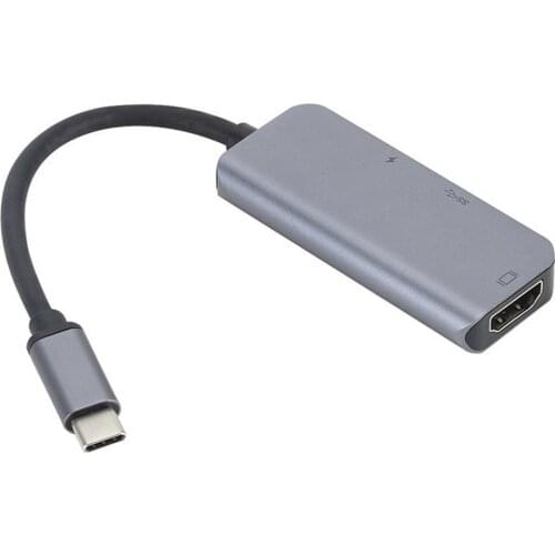 Usb3.1 Type-C To HDMI-compatible Hub Dp Docking Station Usb-C Interface Adapter Supports Pd Charging Adapter Card