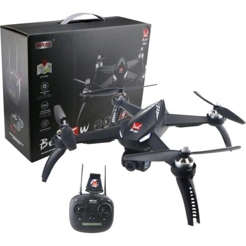 MJX Bugs 5W ( B5W ) WiFi FPV 1080P Camera / Waypoints / Point of Interest / Altitude Hold / One Key Follow RC Drone 3 Batteries