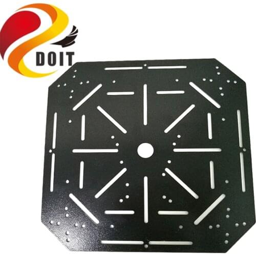 SZDOIT High Hardness Steel Panel Polygonal Metal Chassis Multi-function Vehicle Robot Platform Parts