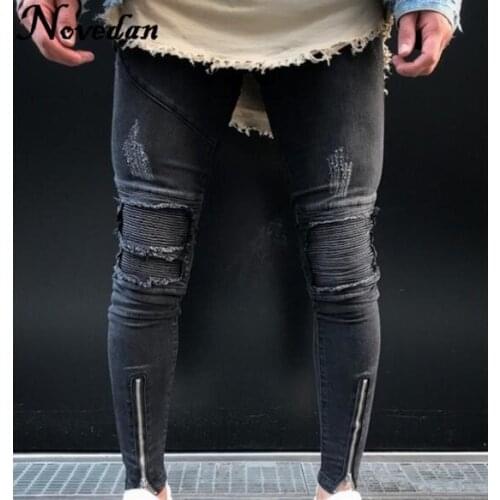 Джинсы стрейч для мужчин Novedan China At AliExpress