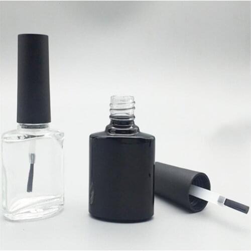 10ml Portable Nail Polish Varnish Empty Bottle Make-up Container with Brush organizer for cosmetics