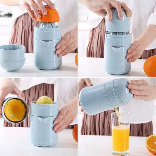 Orange Juice Squeezer Manual Simple Mini Squeeze Juicer Cup Home Fruit Orange Lemon Squeezer