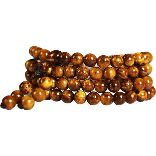 Tibetan Buddhism 108 Black Coral Beads Prayer Beads Mala Necklace