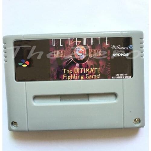 Mortal Ultimate Kombat 3 Video Game for 16 bit Super Game Card Cartridge Card for 46 pin EUR PAL Version Game Player