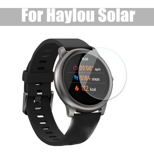 BEHUA Tempered Glass screen Protective Film For Xiaomi haylou solar ls05 Smart watch Protection films 9H 2.5D Cover Anti-scratch