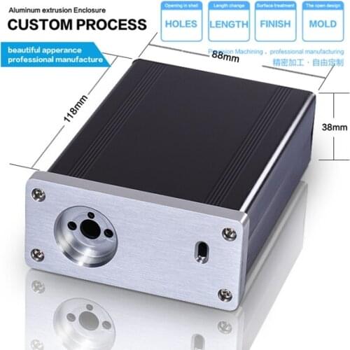 Motherboard case shielding aluminum extrusion enclosure with DIY industry box aluminum 88*38*118mm china manufacturer