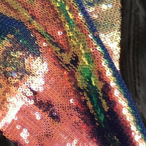 1Y/lot 3mm encryption sequins glitter fabric night dress performance bag shoes material