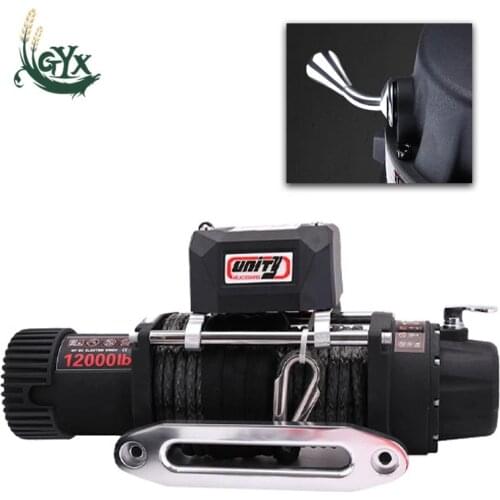 12,000 lb nylon winch Spider Winch 12000 Pounds Portable Self-rescue Off-road 12V Vehicle-mounted 12000 Electric Winch