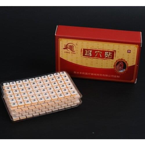600pcs Auricular stickers acupuncture ear massage Auricular Pressing seeds Vaccaria seed paste