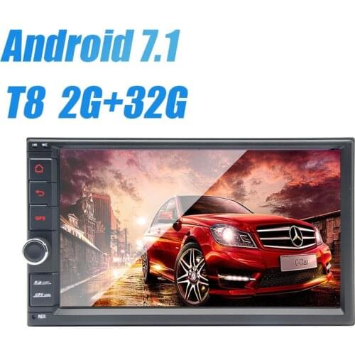 Android 7.1 dvd player car Universal GPS navigation for X-Trail Qashqai X Trail Juke Nissan 1024 * 600 GPS car radio video playe