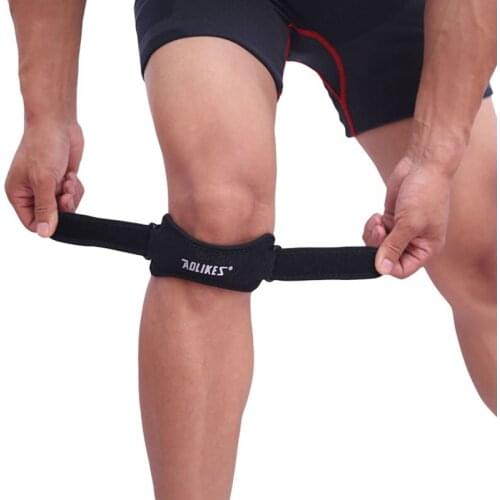 AOLIKES 1pcs Running Volleyball Sports Kneepad Adjustable Knee Patellar Tendon Support Strap Band Knee Support Brace
