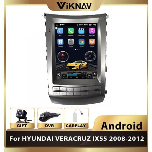Car autoradio 2din Android Tesla style stereo for-HYUNDAI VERACRUZ IX55 2008-2012 car radio multimedia player DVD player