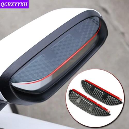 Car-styling For Suzuki SX4 S-Cross Swift Vitara Escudo 2005-2019 Car Rearview Mirror Eyebrow Rain Gear Shield Anti-rain Cover
