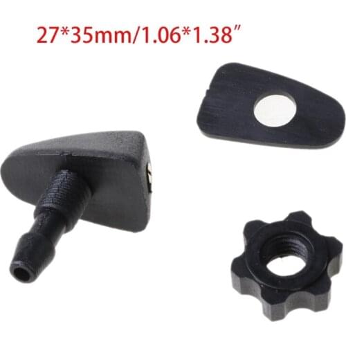 Car Universal Windshield Washer Sprinkler Head Wiper Fan Shaped Spray Nozzle